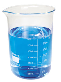 Heavy Duty Glass Beakers, Low Form, 100mL