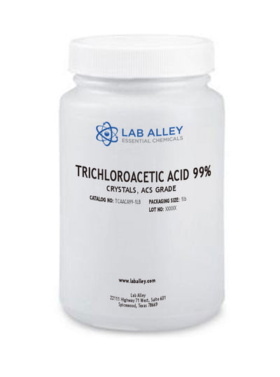 Trichloroacetic Acid 99%, Crystals, ACS Grade, 1 Pound