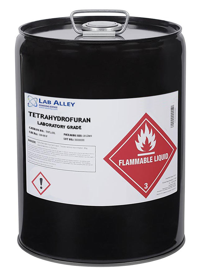 Tetrahydrofuran (THF), Lab Grade, 20L